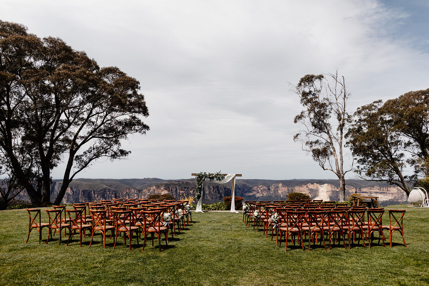 Wedding venue catering setup — Michelone at Home
